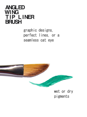 Angled Wing Tip Liner Brush