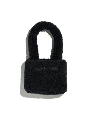 MINI FLUFFY BAG: BLACK